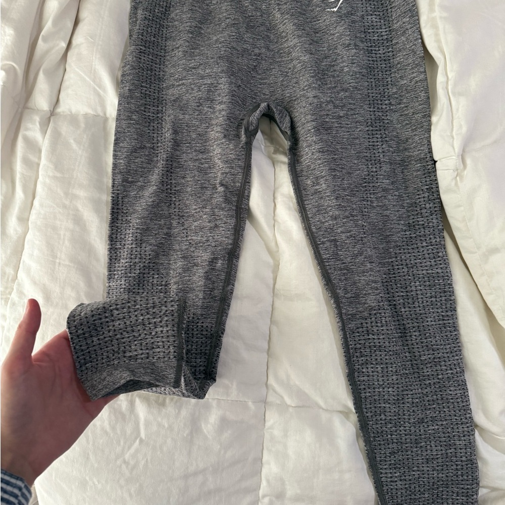 Gym shark Gray Leggings - Large